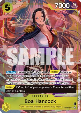 Boa Hancock (Alternate Art) (PRB02-017) - Premium Booster -The Best- Vol. 2 Foil - for just $29.30! 