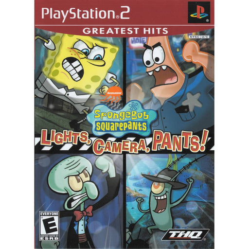 SpongeBob SquarePants Lights Camera Pants (Greatest Hits) (Playstation 2) - Premium Video Games - Just $0! Shop now at Retro Gaming of Denver