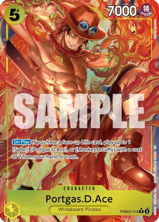 Portgas.D.Ace - PRB02-018 (Alternate Art) (PRB02-018) - Premium Booster -The Best- Vol. 2 Foil - for just $7.58! 