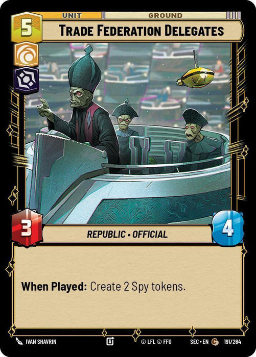 Trade Federation Delegates (191/264) (191/264) [Secrets of Power] - for just $0.10! 