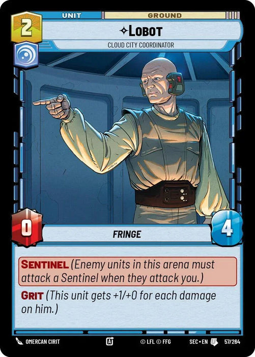 Lobot (57/264) - Cloud City Coordinator (57/264) [Secrets of Power] - for just $0.10! 