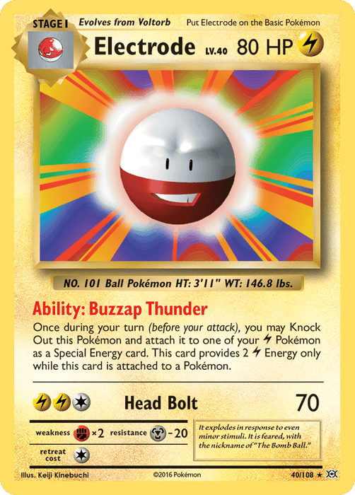 Electrode (40/108) [XY: Evolutions] - for just $0.10! 