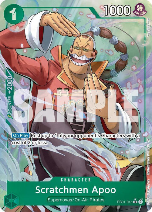 Scratchmen Apoo (Alternate Art) [Premium Booster -The Best- Vol. 2] - for just $4.80! 