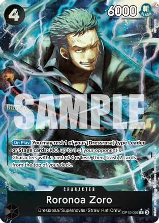 Roronoa Zoro - OP10-095 (Alternate Art) (OP10-095) - Premium Booster -The Best- Vol. 2 Foil - for just $6.15! 