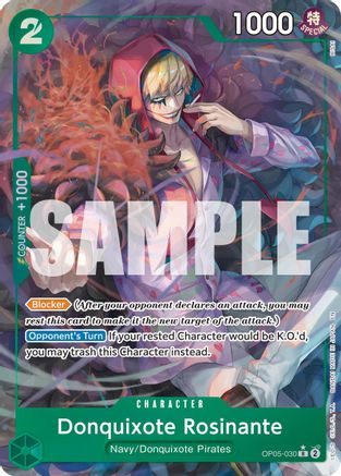 Donquixote Rosinante (Alternate Art) (OP05-030) - Premium Booster -The Best- Vol. 2 Foil - for just $2.50! 