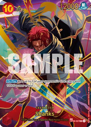 Shanks (Alternate Art) (OP06-007) - Premium Booster -The Best- Vol. 2 Foil - for just $102.58! 