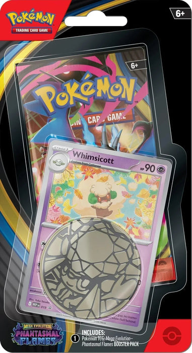 Mega Evolution: Phantasmal Flames - Single Pack Blister (Whimsicott) - for just $15! 