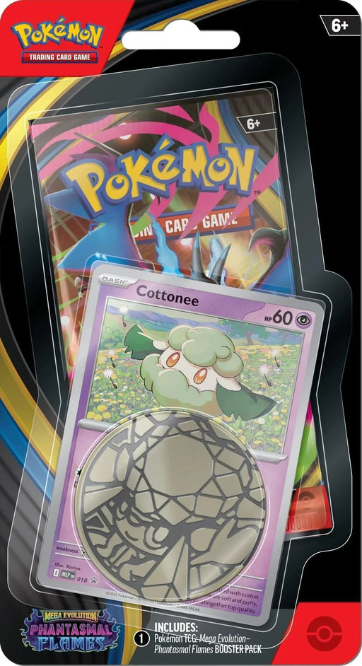 Mega Evolution: Phantasmal Flames - Single Pack Blister (Cottonee) - for just $10! 