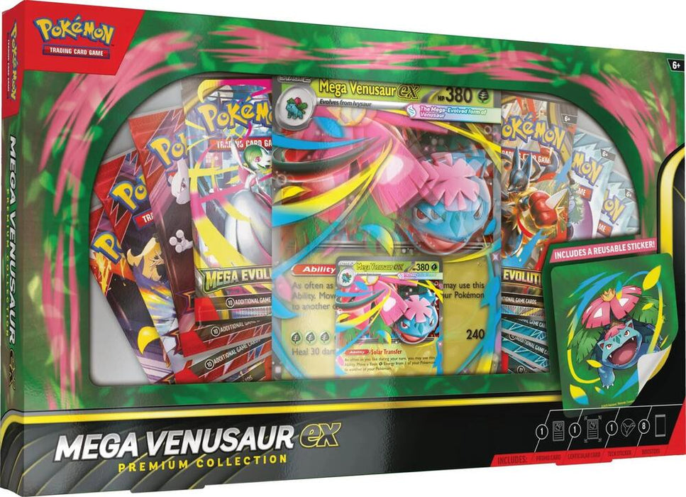 Pokemon TCG: Mega Venusaur ex Premium Collection Box - for just $50! 