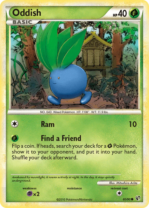 Oddish (60/90) [HeartGold & SoulSilver: Undaunted] - for just $0.35! 