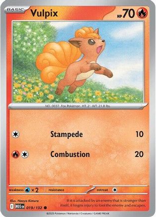 Vulpix 019/132 - ME01 Mega Evolution - for just $0.05! 