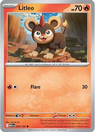 Litleo 023/132 - ME01 Mega Evolution - for just $0.05! 
