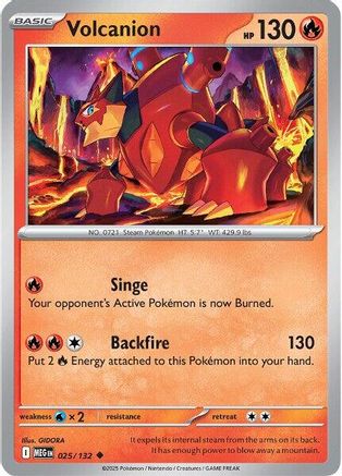 Volcanion 025 - ME01 Mega Evolution - for just $0.05! 