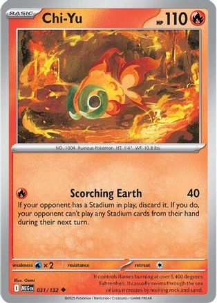 Chi-Yu 031 - ME01 Mega Evolution - for just $0.05! 