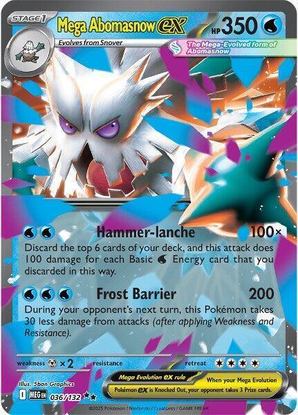 Mega Abomasnow ex (036/132) [Mega Evolutions: Base Set] - for just $0.30! 