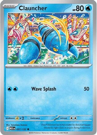 Clauncher 037 - ME01 Mega Evolution Reverse Holofoil - for just $0.10! 