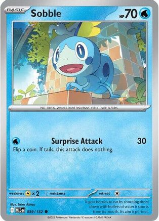 Sobble 039 - ME01 Mega Evolution - for just $0.03! 