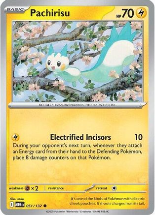 Pachirisu 051 - ME01 Mega Evolution - for just $0.05! 