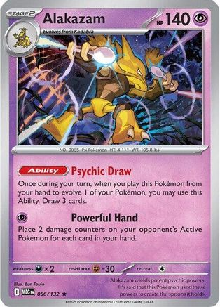 Alakazam 056 - ME01 Mega Evolution Holofoil - for just $0.08! 