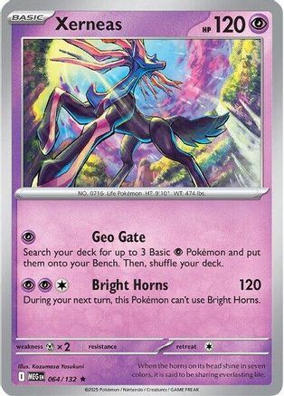 Xerneas 064 - ME01 Mega Evolution Holofoil - for just $0.08! 
