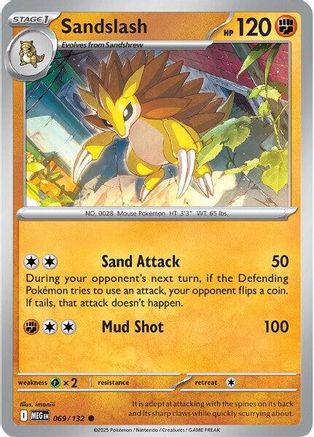 Sandslash 069 - ME01 Mega Evolution - for just $0.05! 