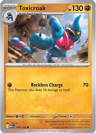 Toxicroak 079 - ME01 Mega Evolution - for just $0.05! 