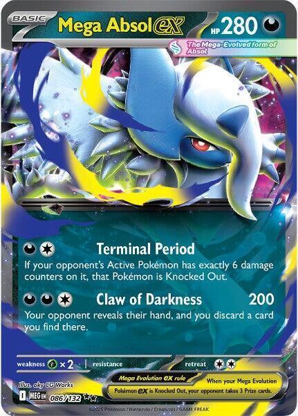 Mega Absol ex (086/132) [Mega Evolutions: Base Set] - for just $0.35! 
