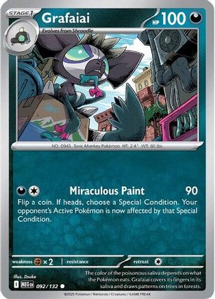 Grafaiai 092 - ME01 Mega Evolution - for just $0.03! 