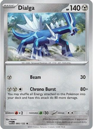 Dialga 095 - ME01 Mega Evolution Holofoil - for just $0.05! 
