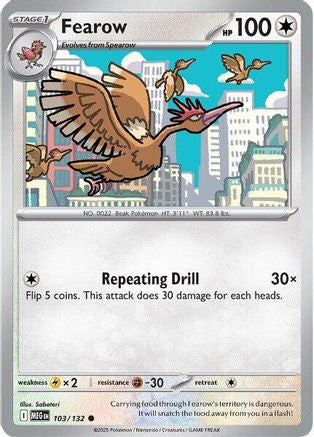 Fearow 103 - ME01 Mega Evolution - for just $0.03! 