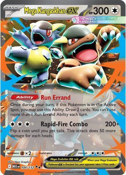 Mega Kangaskhan ex (104/132) [Mega Evolutions: Base Set] - for just $0.35! 