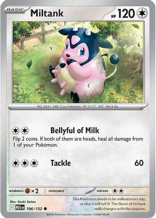 Miltank 106 - ME01 Mega Evolution Reverse Holofoil - for just $0.10! 