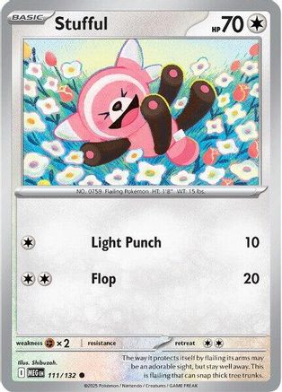 Stufful 111/132 - ME01 Mega Evolution - for just $0.03! 