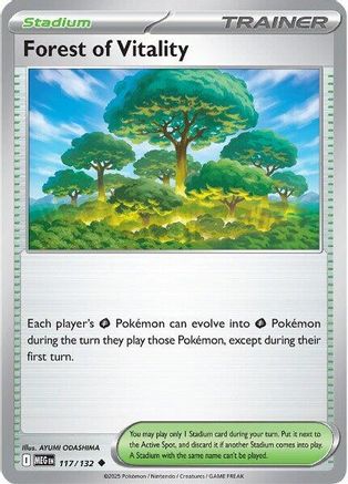 Forest of Vitality 117 - ME01 Mega Evolution Reverse Holofoil - for just $0.18! 