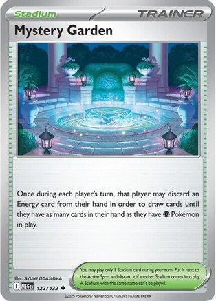 Mystery Garden 122/132 - ME01 Mega Evolution Reverse Holofoil - for just $0.12! 