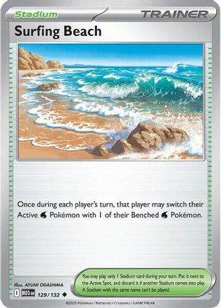 Surfing Beach 129 - ME01 Mega Evolution - for just $0.10! 