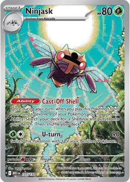 Ninjask (137/132) [Mega Evolutions: Base Set] - for just $1.50! 