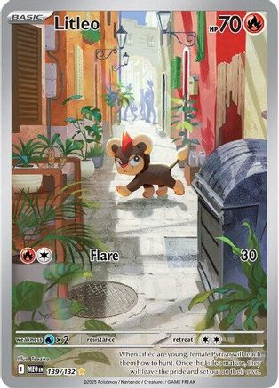 Litleo 139/132 - ME01 Mega Evolution Holofoil - for just $1.37! 