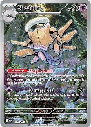 Shedinja 144/132 - ME01 Mega Evolution Holofoil - for just $1.61! 