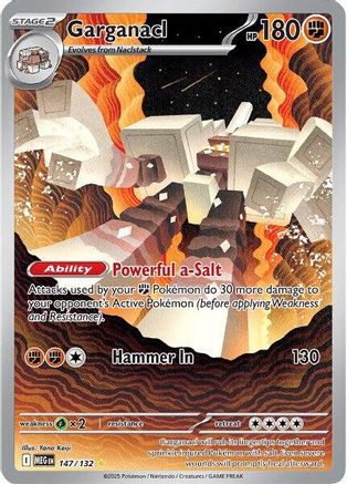 Garganacl 147/132 - ME01 Mega Evolution Holofoil - for just $1! 