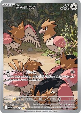 Spearow 151/132 - ME01 Mega Evolution Holofoil - for just $1.08! 