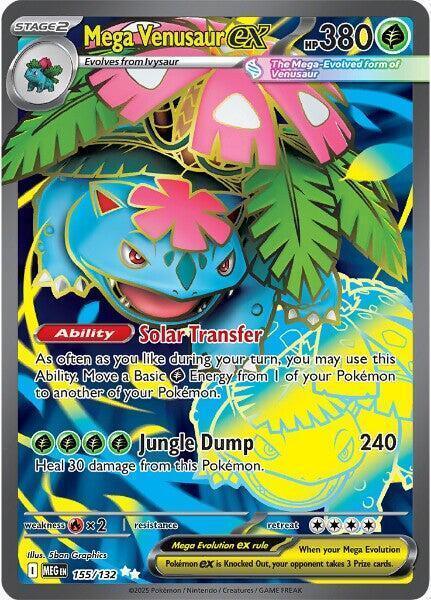 Mega Venusaur ex (155/132) [Mega Evolutions: Base Set] - for just $5.85! 