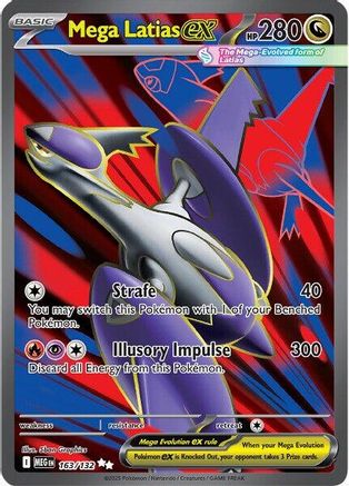 Mega Latias ex 163/132 - ME01 Mega Evolution Holofoil - for just $2.24! 