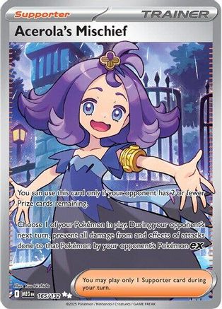 Acerola's Mischief 165/132 - ME01 Mega Evolution Holofoil - for just $1.60! 