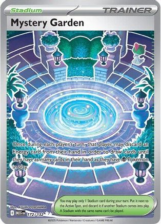 Mystery Garden 172/132 - ME01 Mega Evolution Holofoil - for just $1.03! 