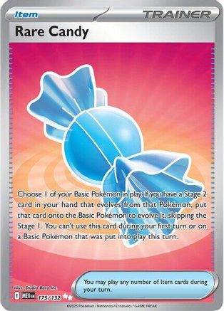 Rare Candy 175/132 - ME01 Mega Evolution Holofoil - for just $2.82! 