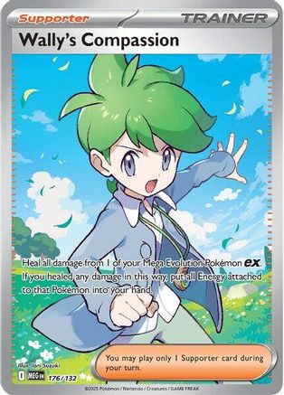 Wally's Compassion 176/132 - ME01 Mega Evolution Holofoil - for just $1.54! 