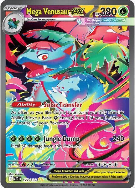 Mega Venusaur ex (177/132) [Mega Evolutions: Base Set] - for just $50! 