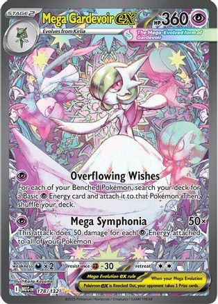 Mega Gardevoir ex 178/132 - ME01 Mega Evolution Holofoil - for just $118.05! 
