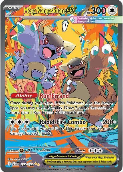 Mega Kangaskhan ex (182/132) [Mega Evolutions: Base Set] - for just $28.70! 